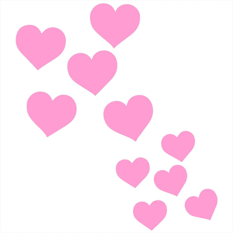 Pegatinas de coche de corazón