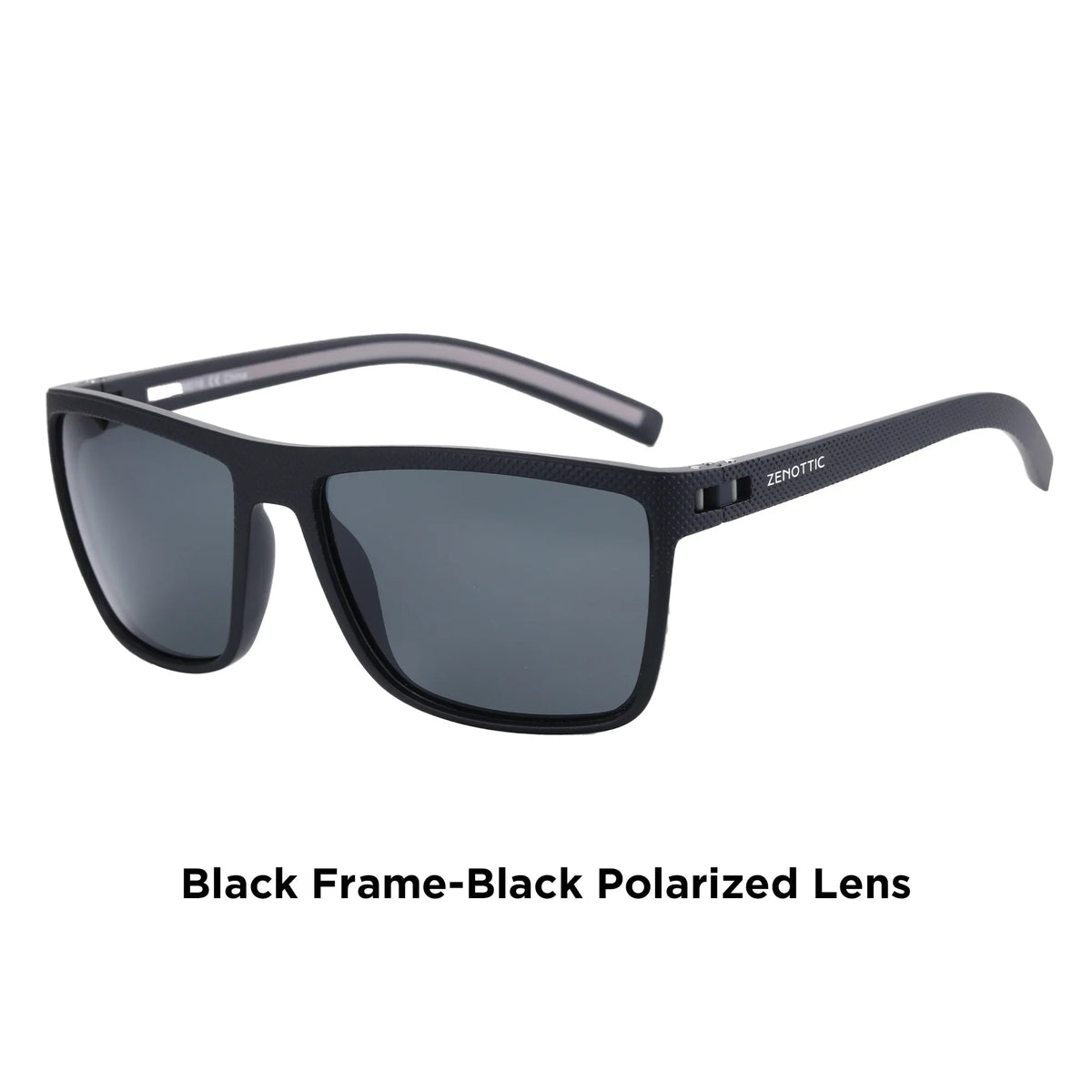 ZENOTTIC Polarized Sunglasses for Men Lightweight TR90 Frame UV400 Protection Square Sun Glasses