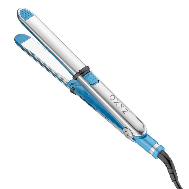 QXXZ Customized Hair Straightener Flat Iron LED Temperature Light Display Titanium Plate Rapid Heating Styling Tools