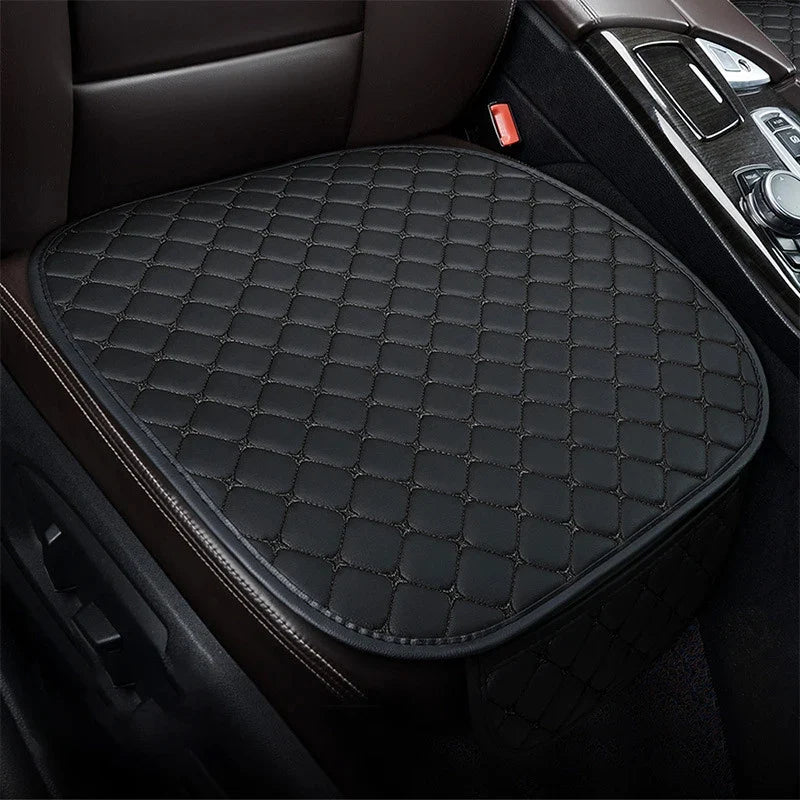 New Pu Leather Car Seat Cover Seat Back Cushion Minimalism Seat Cushion Universal Wear-resistant and Durable Four Seasons