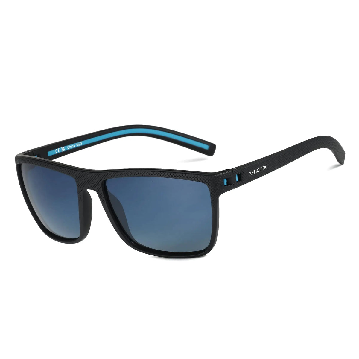 ZENOTTIC Polarized Sunglasses for Men Shades Lightweight TR90 Frame UV400 Protection Square Outdoor Trave Driving Sun Glasses