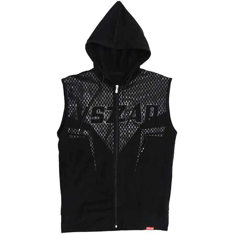Vszap Hooded Sleeveless MMA Fitness Vest
