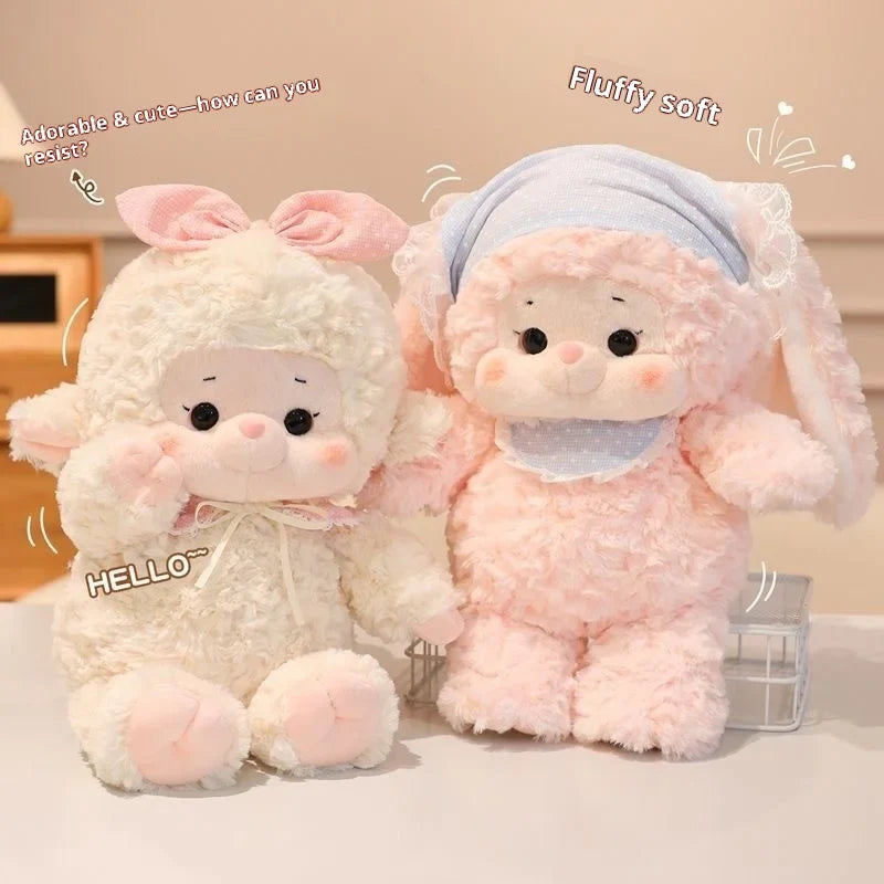Peluchitos de conejito y cordero