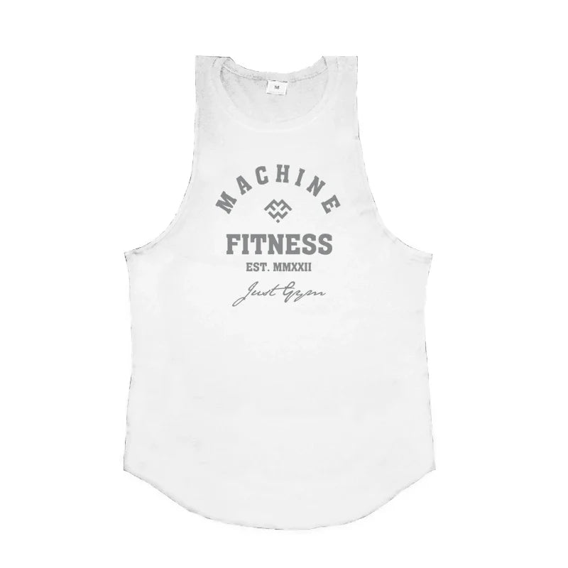 Camiseta de tirantes FlexFit: Camiseta de entrenamiento de algodón para hombre