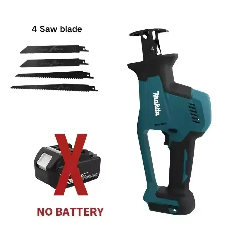 Makita's Various Models of Portable Cordless Power Tools, Brushless Storm Machines, Horse Knives, Saws, Reciprocating Saws