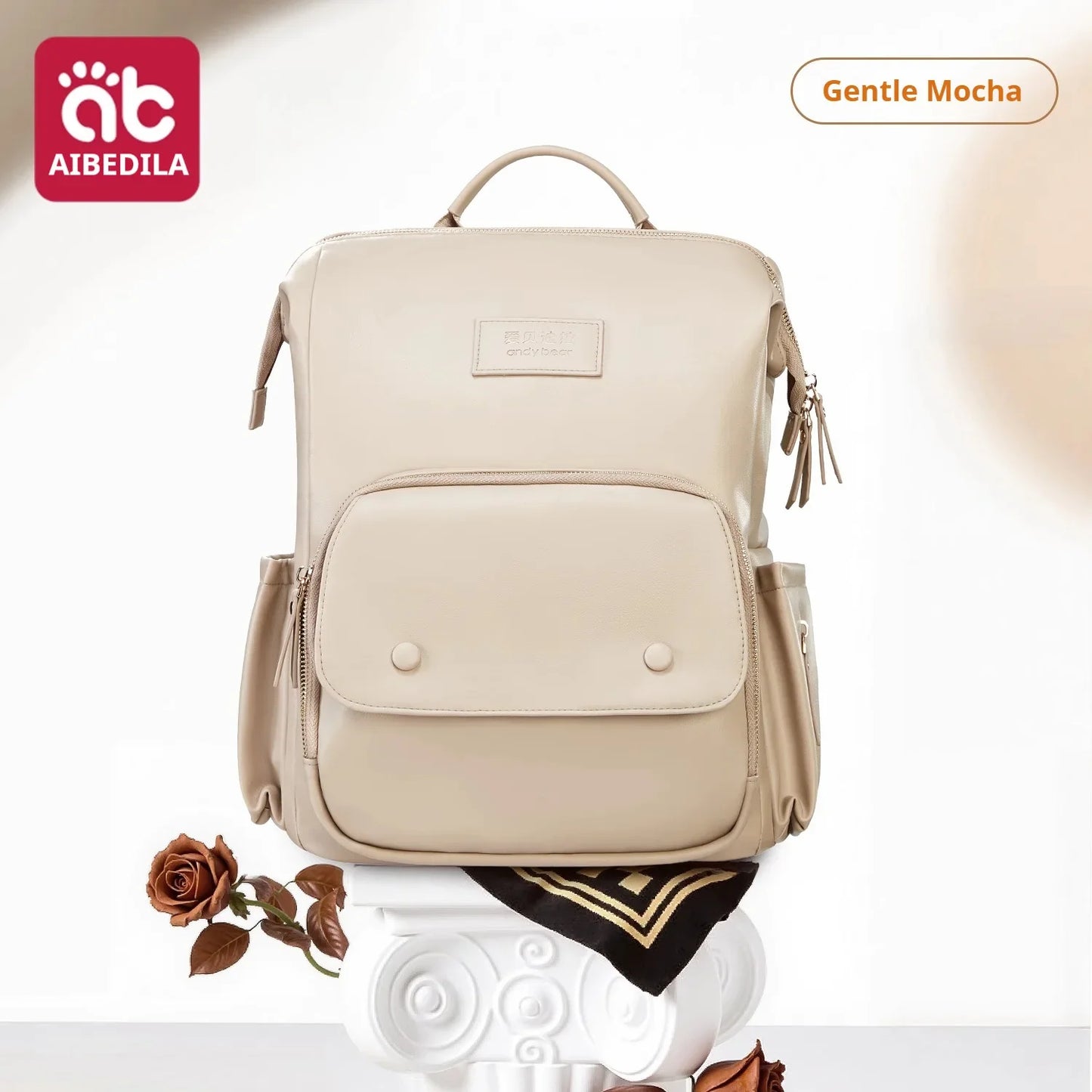 AIBEDILA Diaper Bag Backpack Women's Bag Backpack Baby Diaper Bag Maternity Backpack Kit Large Capacity Partition Shoulder Bag