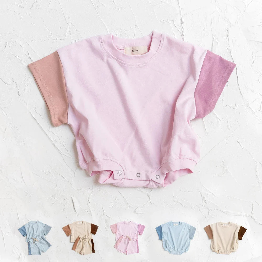 Summer Newborn Baby Boys Girls Oversized Rompers Unisex Romper for