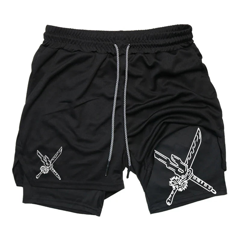 Pantalones cortos de alto rendimiento FlexiFit 2 en 1