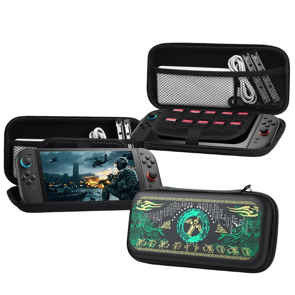 For NS For Switch 2 Game Console Storage Case Portable Carrying Bag Hard Shell NS 2 Console Travel Case with 10 Game Card Slots