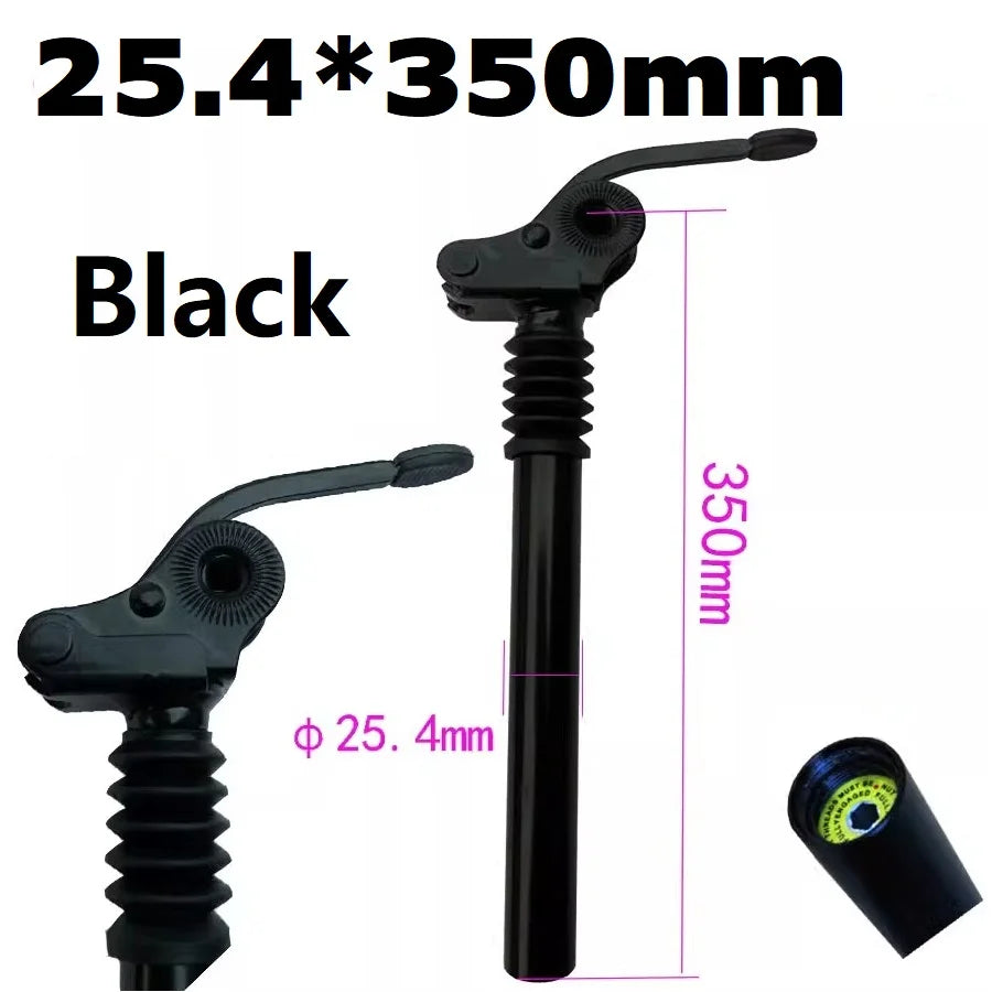 Electric Folding Bike E-Bike Shock Seatpost 25.4mm 27.2mm 28.6mm 31.8mm 33.9mm Bicycle Folding Flipped Shock Absorber Seat Post
