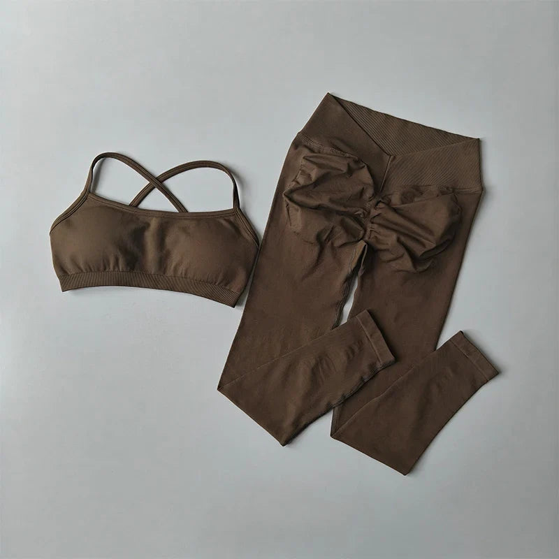 2-Piece Workout Set – Sports Bra & Butt Lift Leggings