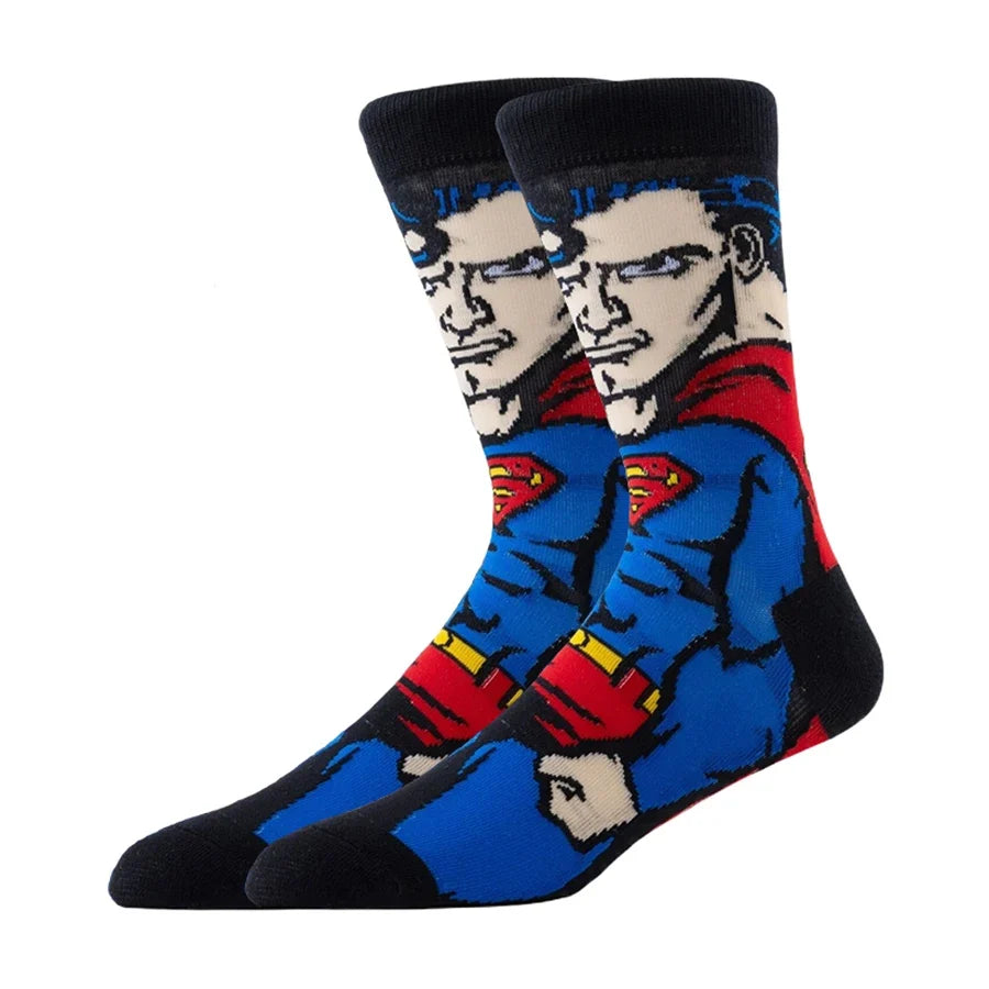 1pairs BEAST KINGDOM Street Casual Crew Socks Men Women Cartoon Anime Hip Hop Fashion Novelty Funny Socks
