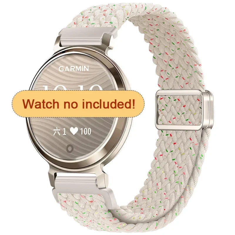 Garmin Lily 2 & 2 Active 14mm Braided Nylon Magnetic Band