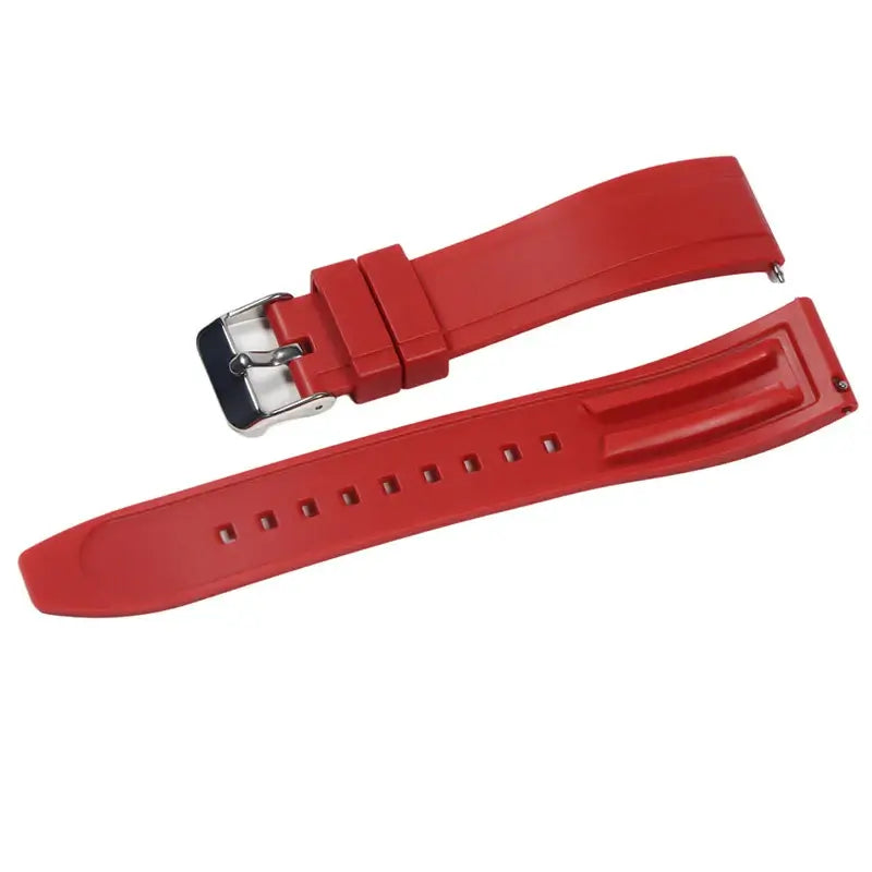 Suunto Race, Vertical & 9 Peak Raised-Center Silicone Buckle Band