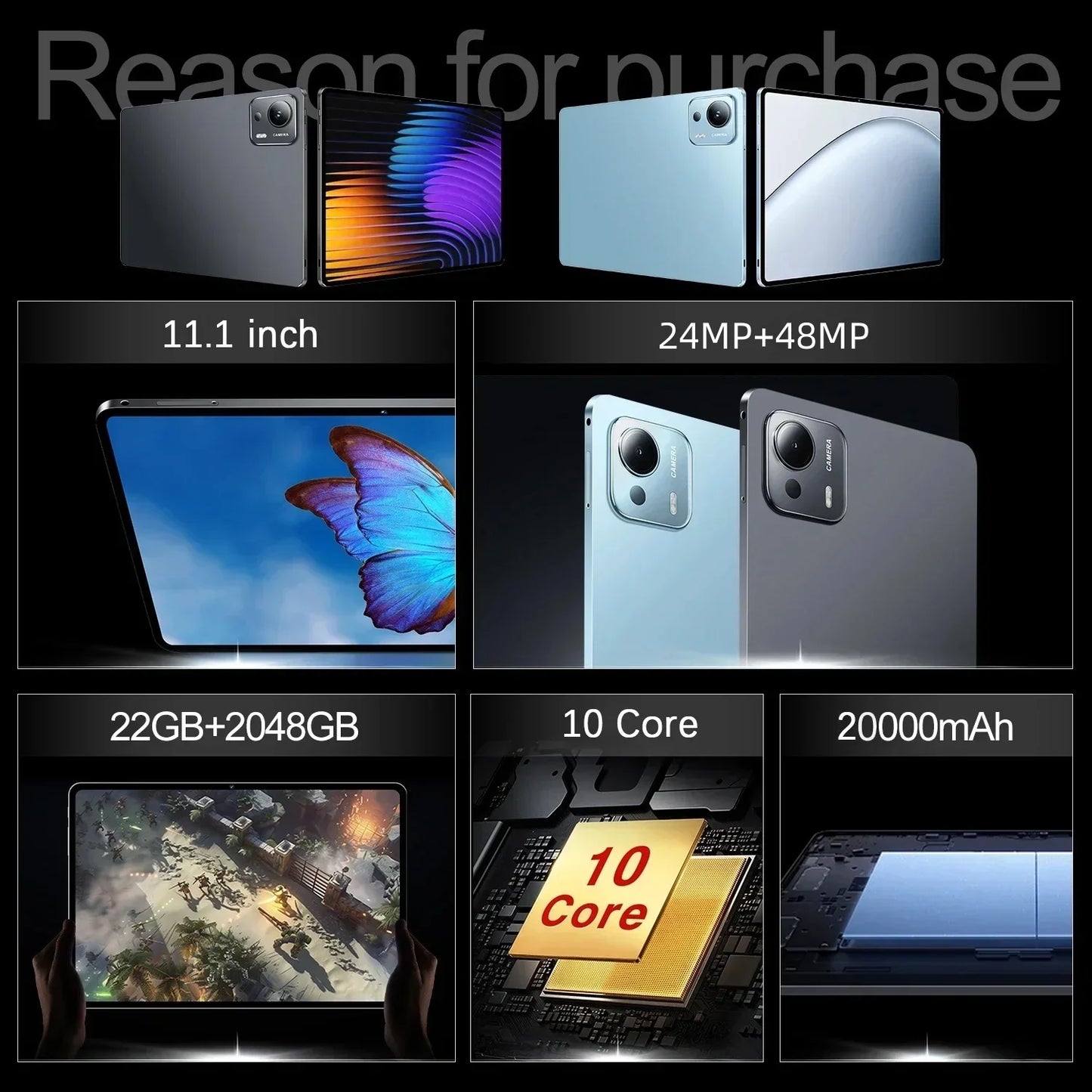 2025 Global Original MI Tablet Pad 7 Ultra 11 inch Android 15 24GB+2TB 20000mAh 5G Dual SIM Card WiFi GPS HD 4K Mi AndroidTablet