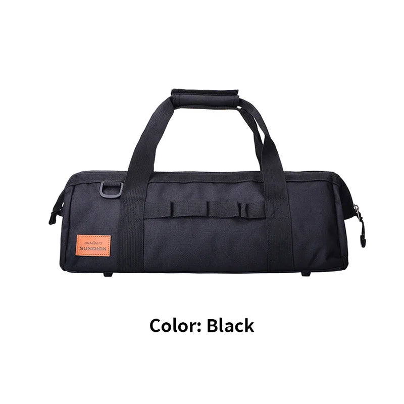 Camping Tool Storage Bag, Large-Capacity Tool Kit, Can Be Hung With a Climbing Buckle, High Toe Nail, Five Colors to Choose From