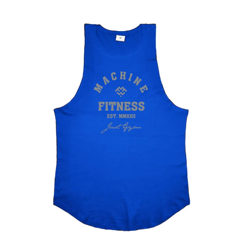Camiseta de tirantes FlexFit: Camiseta de entrenamiento de algodón para hombre