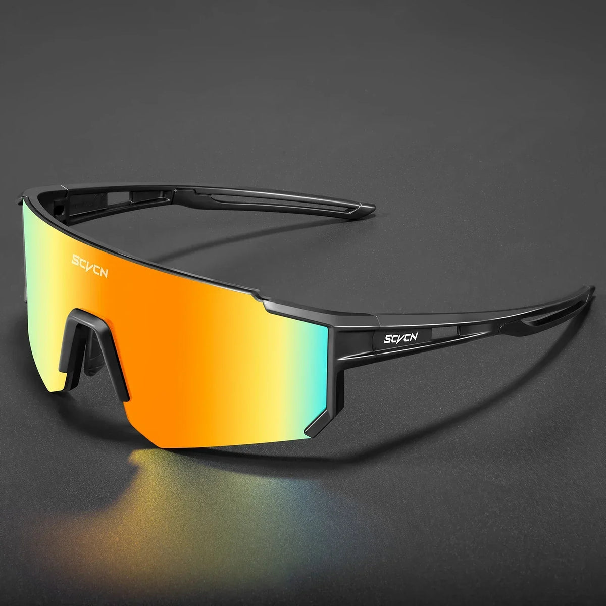 SCVCN New Cycling Sunglasses Men MTB Riding Glasses Women Outdoor Sports UV400 Running Hiking Sunglasses Bike Bicycle Eyewear
