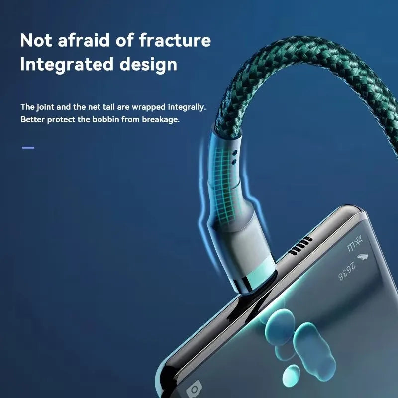 120W Fast Charge Cable PD Quick Charging High Quality USB C TO USB Type C Cable For iPhone Xiaomi 17 Plus Pro Max Samsung S24