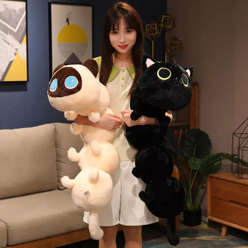 Peluche de gato oruga