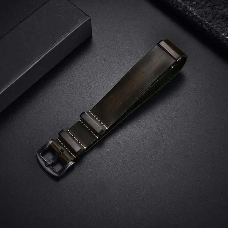 Ticwatch Leather Band - Premium Textured Design