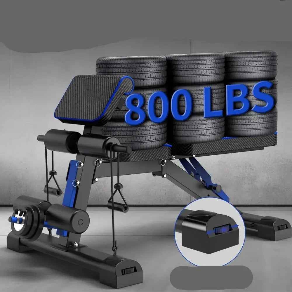 Adjustable Foldable Weight Bench for Home Gyms