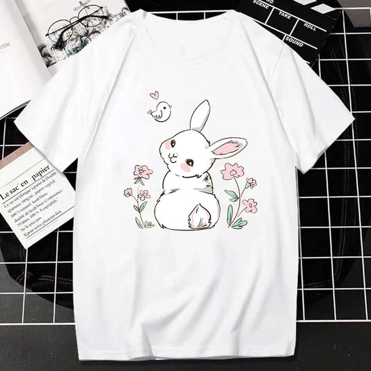 Camiseta de conejito primaveral adorable
