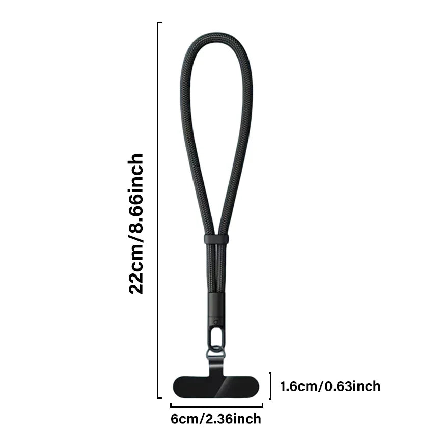 Universal Mobile Phone Anti-loss Wrist Strap Adjustable 360° Rotation Phone Self-locking Lanyard for iPhone 17 16 15 Pro Samsung