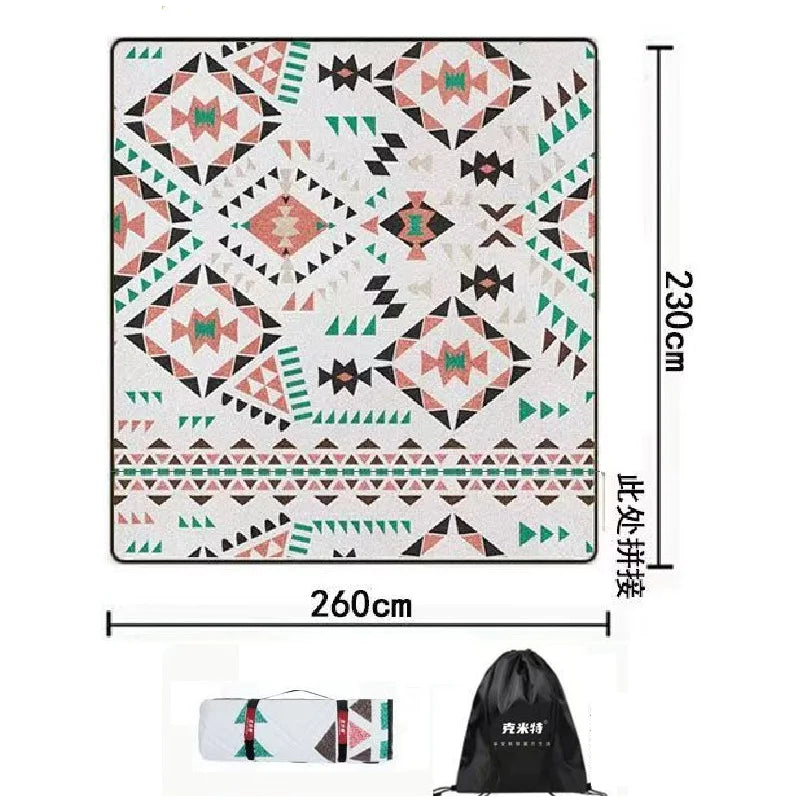 Camping Mat Outdoor Portable Ultra-light Waterproof Picnic Blanket Nature Hike Car Travel Tent Mat Beach Equipment Supplies