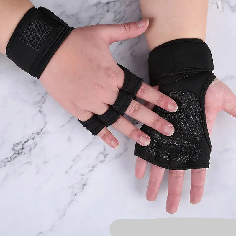 Training Sport Gloves Gym Hand Wrist Palm Protector Gloves
