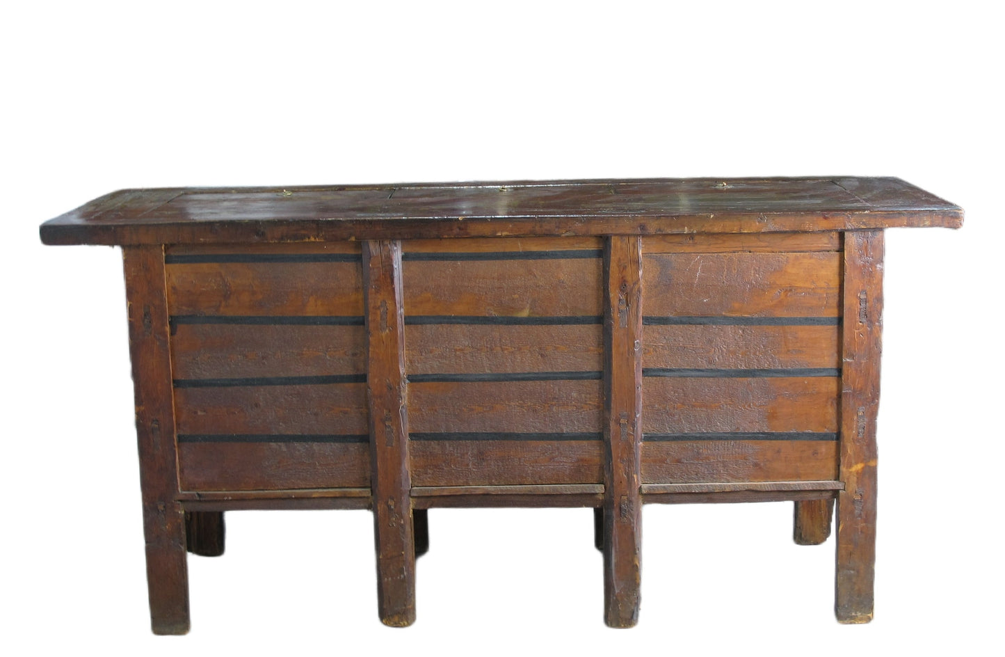 Armario de Cama Antiguo Gansu Pintado a Mano