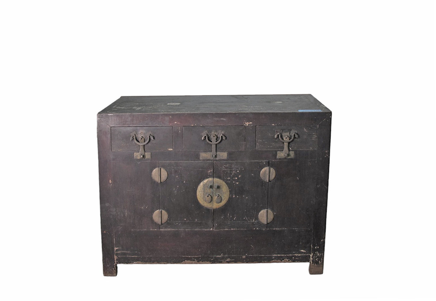 Aparador antiguo chino marrón oscuro