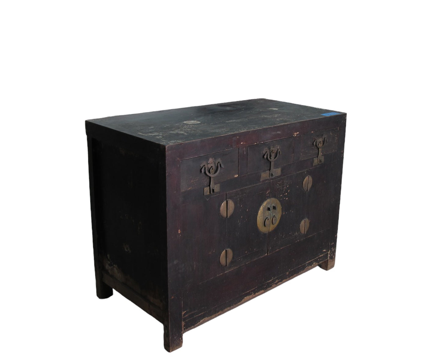 Aparador antiguo chino marrón oscuro