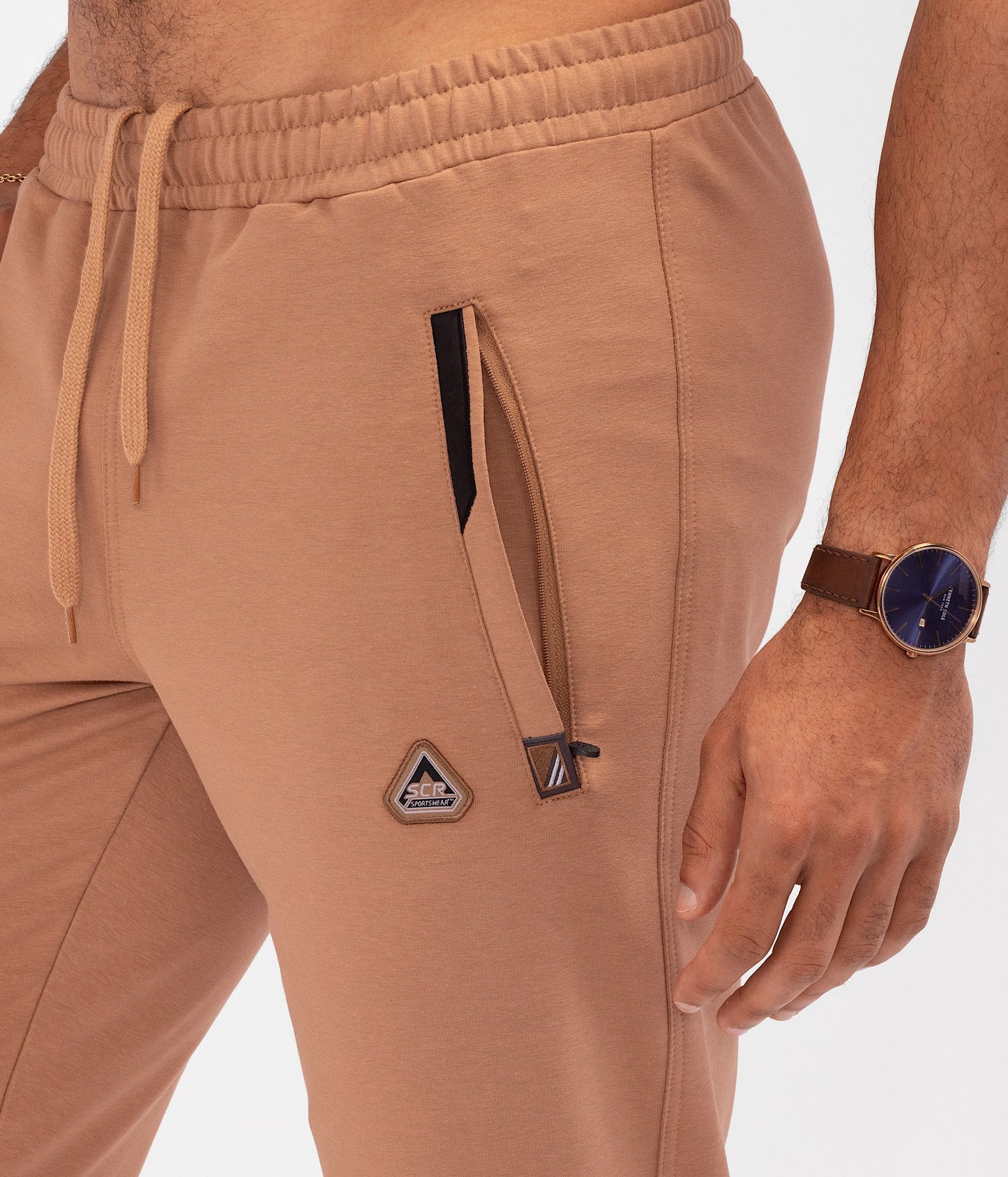 Pantalones de chándal deportivos de comodidad diaria - Ajuste cónico (talla alta)