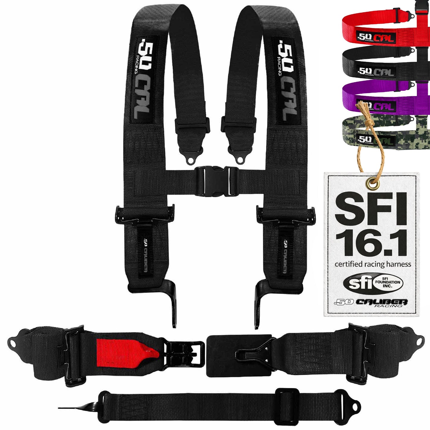 SFI Approved 2" and  3" 5 point Harness, Racing Harness