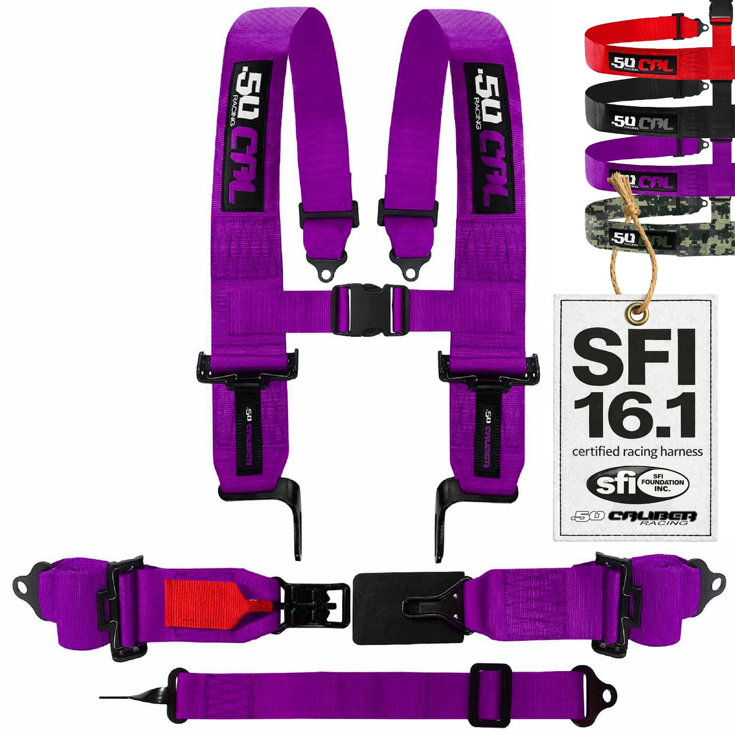 SFI Approved 2" and  3" 5 point Harness, Racing Harness