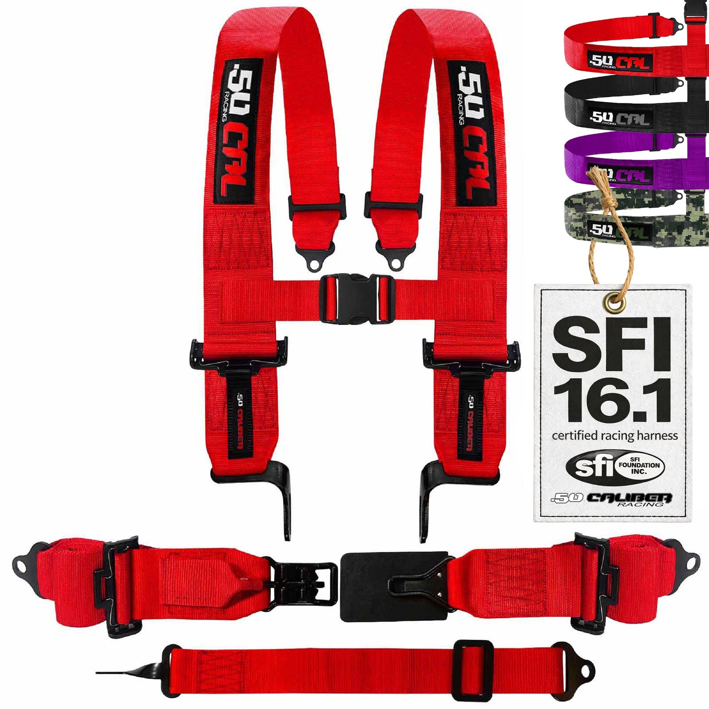 SFI Approved 2" and  3" 5 point Harness, Racing Harness