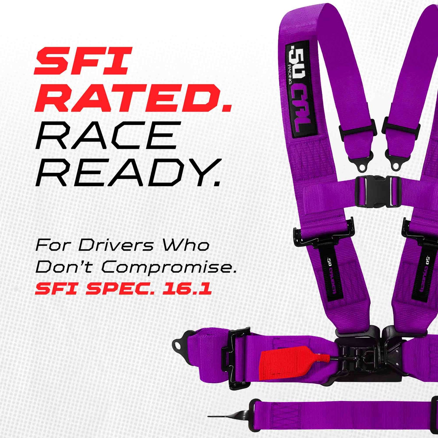 SFI Approved 2" and  3" 5 point Harness, Racing Harness