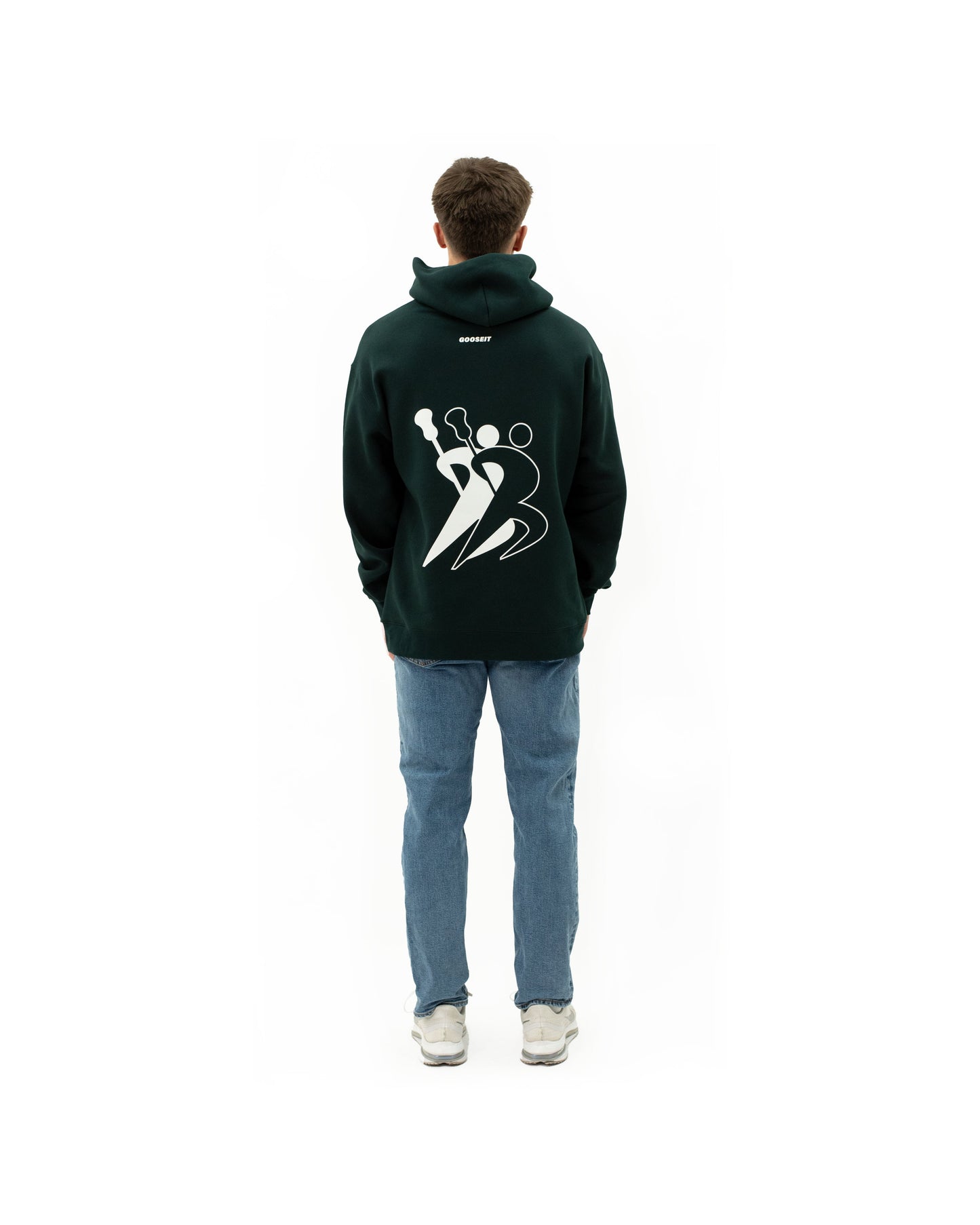 Sudadera con capucha Lacrosse Silueta