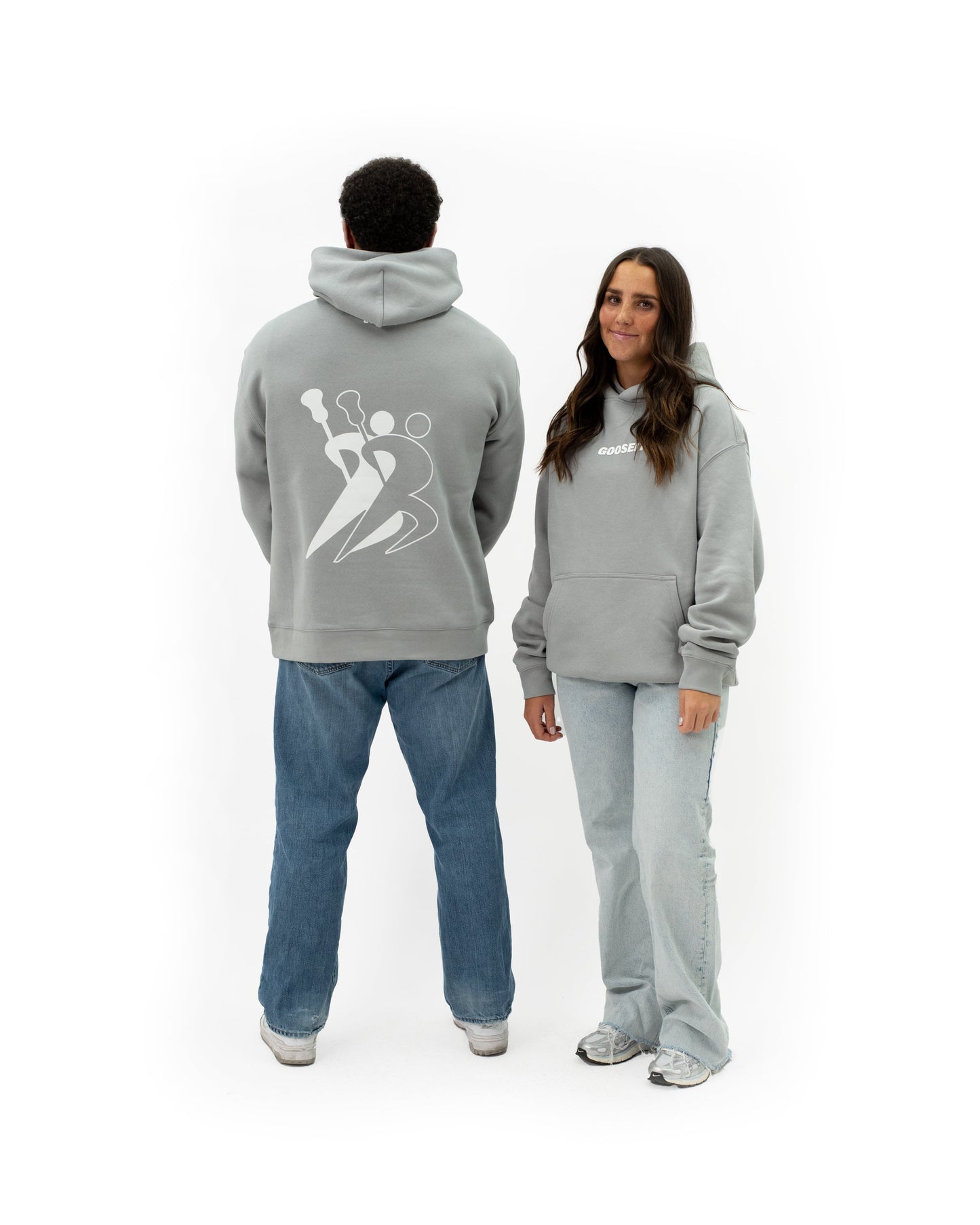 Sudadera con capucha Lacrosse Silueta