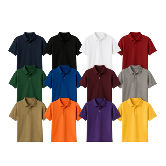 Camisas polo para hombre, paquete de 5 unidades, colores surtidos, M-2XL