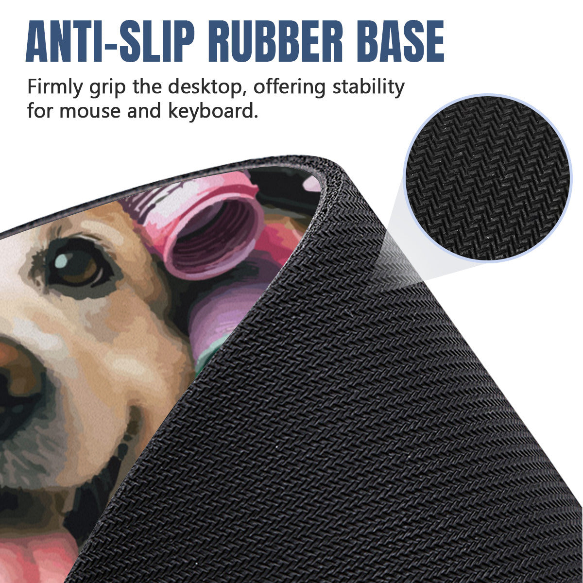 Perfect Hair with Rollers Golden Retriever Mousepad Desk Mat - available in 2 sizes