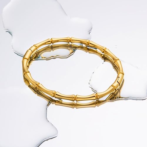Bamboo Cuff Bangle Bracelet - Sori Style