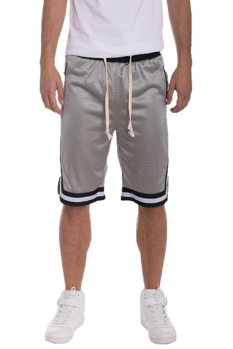 Pantalones cortos deportivos de baloncesto de malla sólida