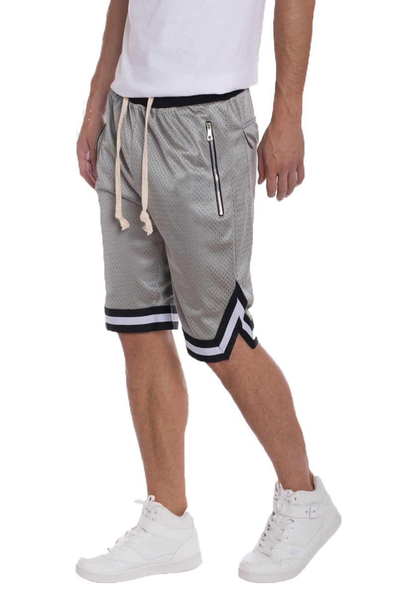 Pantalones cortos deportivos de baloncesto de malla sólida