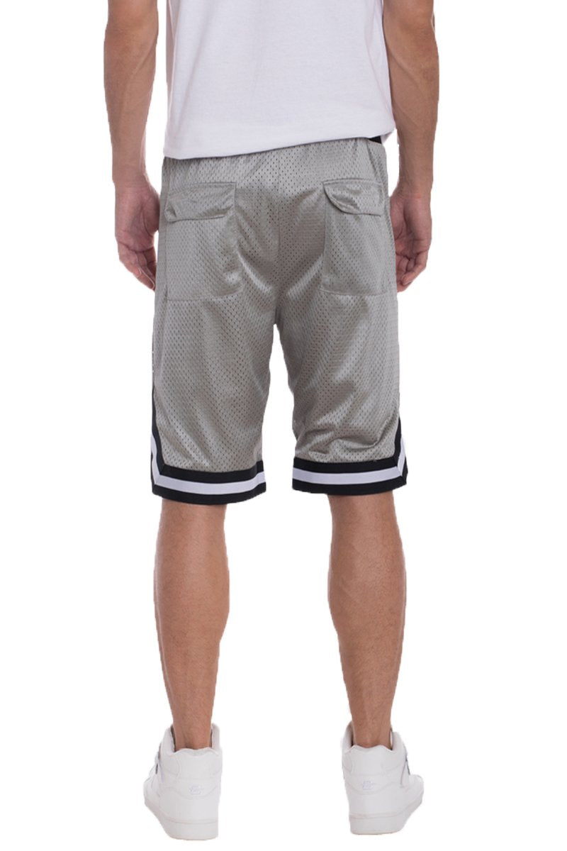 Pantalones cortos deportivos de baloncesto de malla sólida