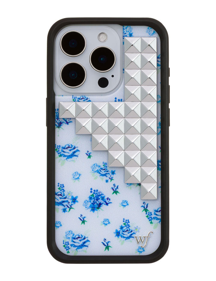 Forget Me Not Floral Stud iPhone Case