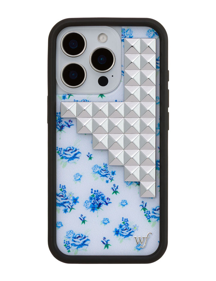 Forget Me Not Floral Stud iPhone Case