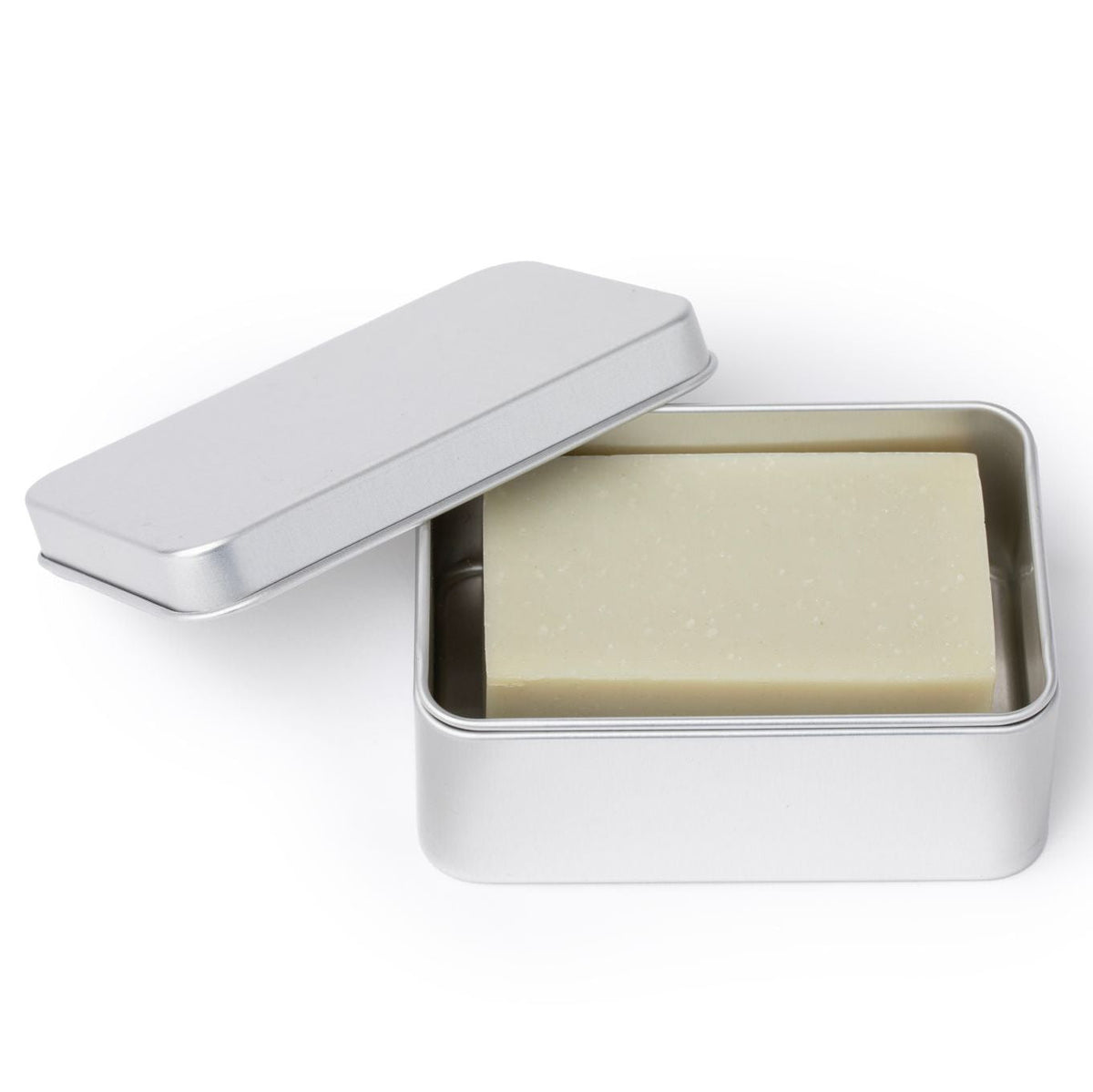 Jabonera de viaje de aluminio con drenaje