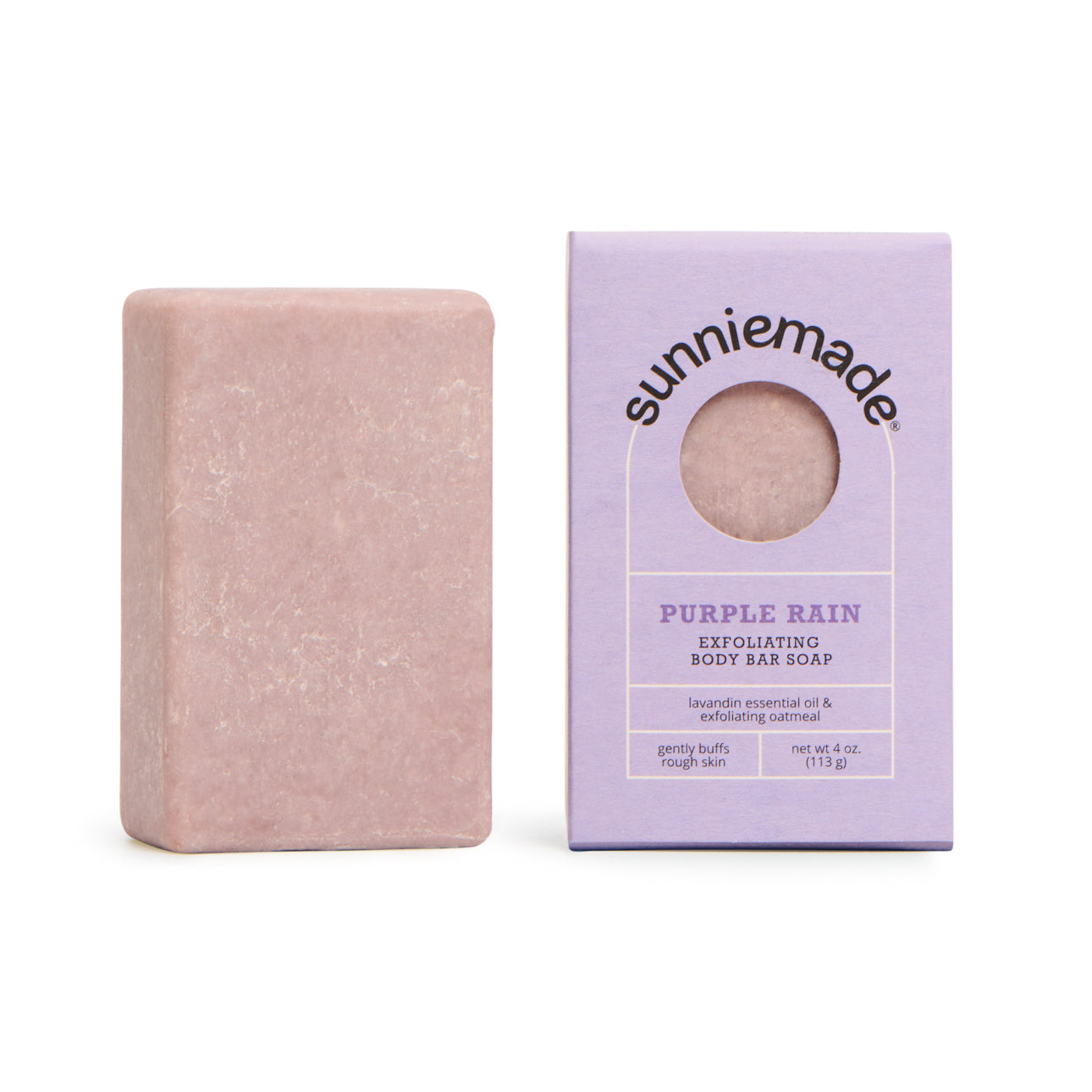 Jabón Corporal Exfoliante Lluvia Púrpura